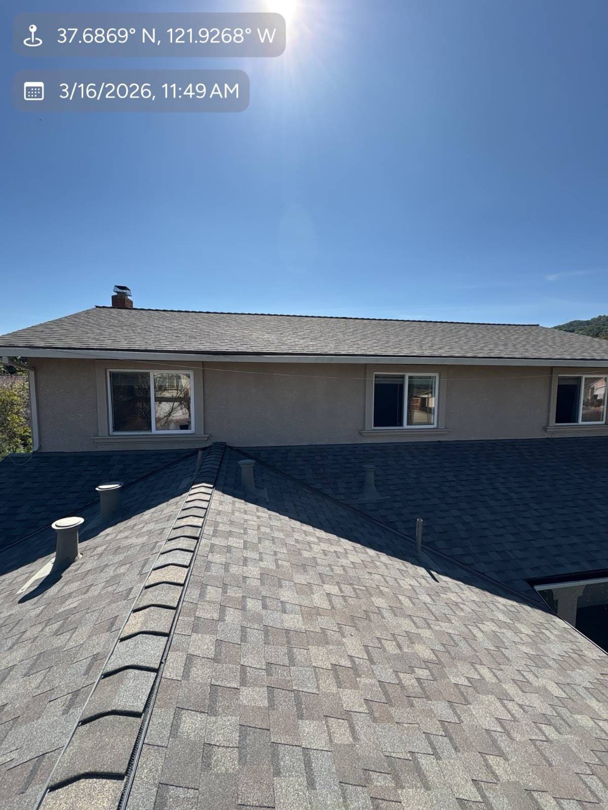 CertainTeed Landmark Solaris in Weathered Wood — roof replacement, Pleasanton