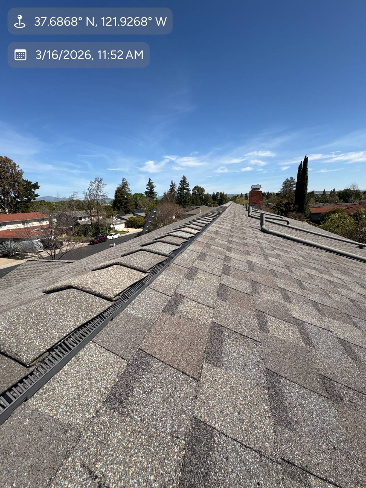 CertainTeed Landmark Solaris in Weathered Wood — roof replacement, Pleasanton (photo 3)