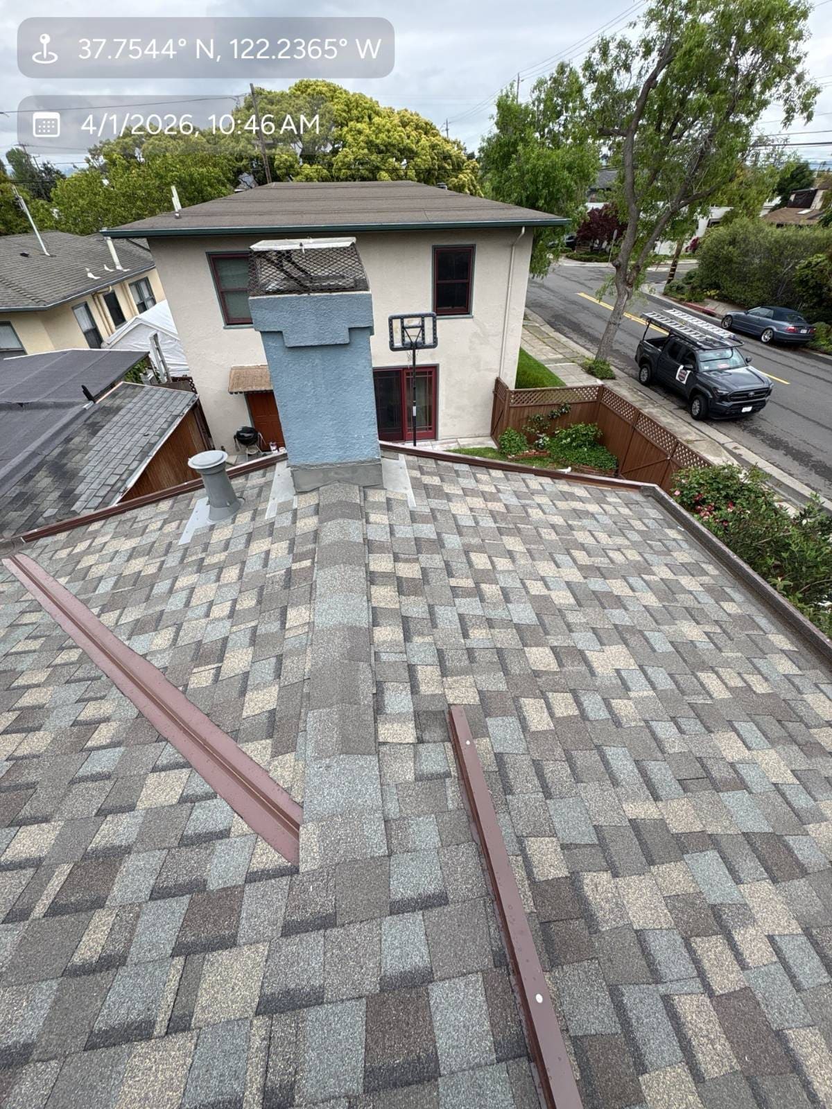 CertainTeed Landmark Pro Solaris in Max Def Weathered — roof replacement, Alameda (photo 16)