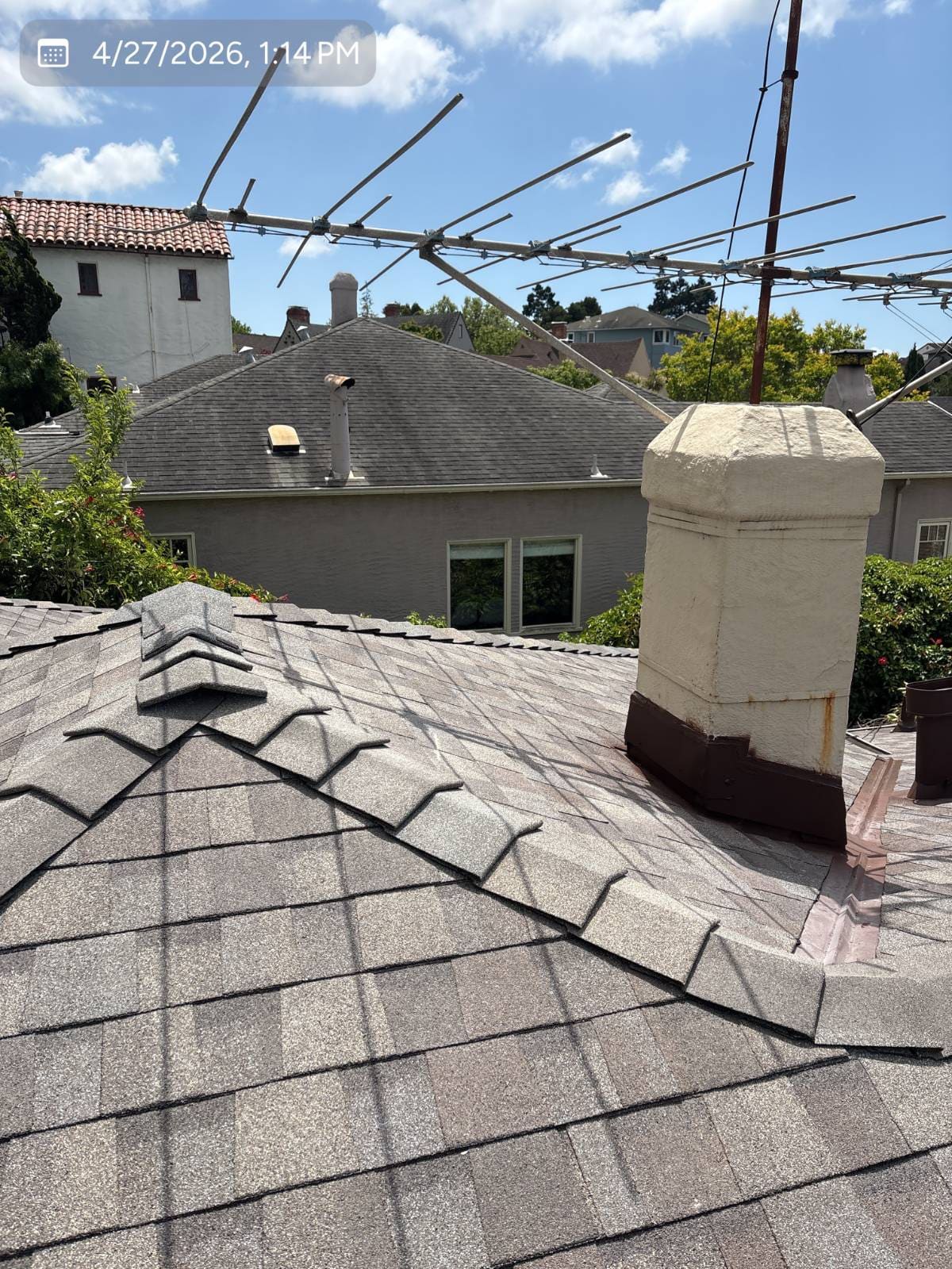 CertainTeed Landmark Solaris in Weathered Wood — roof replacement, Oakland (photo 5)
