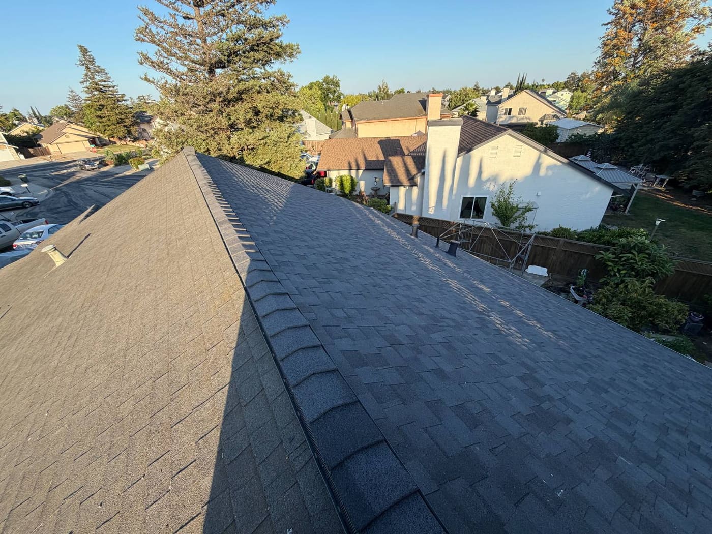 CertainTeed Landmark Solaris in Moire Black — roof replacement, Oakley (photo 5)