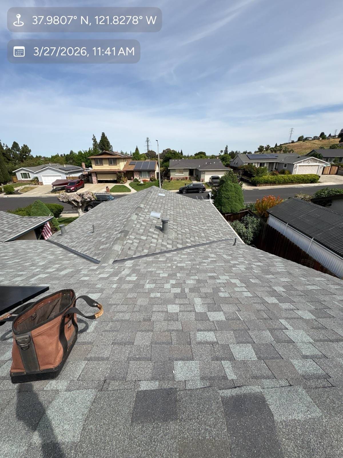 CertainTeed Landmark Solaris in Georgetown Gray — roof replacement, Antioch (photo 2)