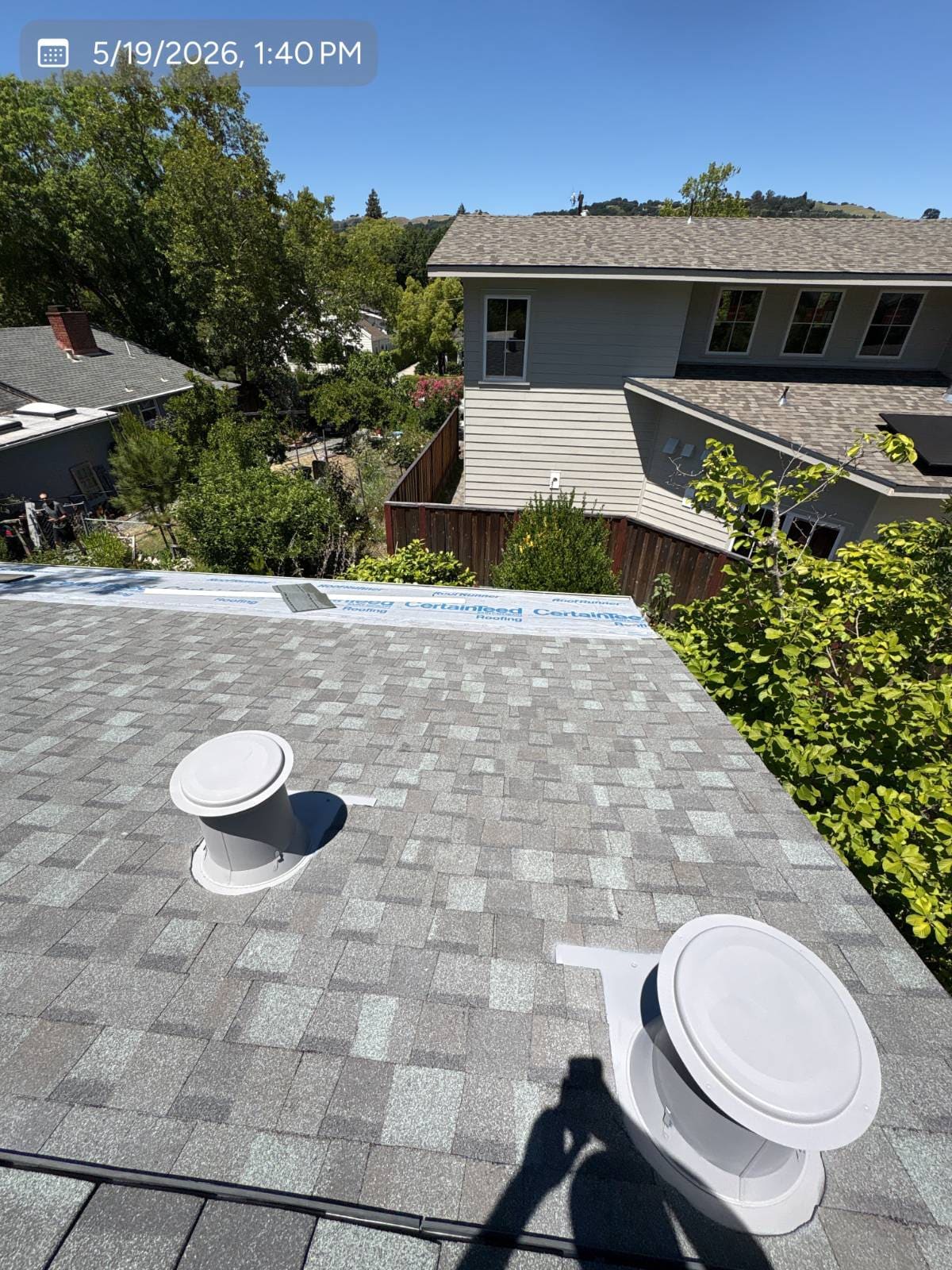 CertainTeed Landmark Solaris in Georgetown Gray — roof replacement, Lafayette (photo 8)