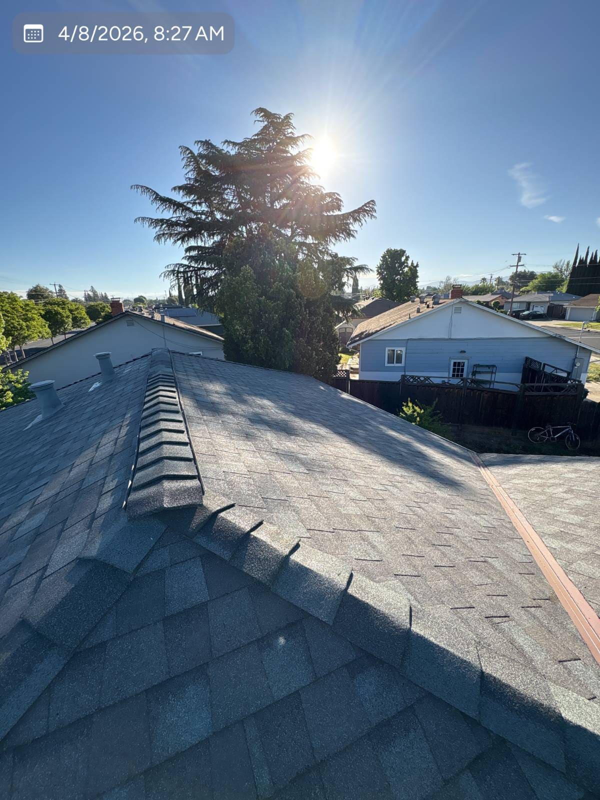 CertainTeed Landmark Solaris in Georgetown Gray — roof replacement, Livermore (photo 5)