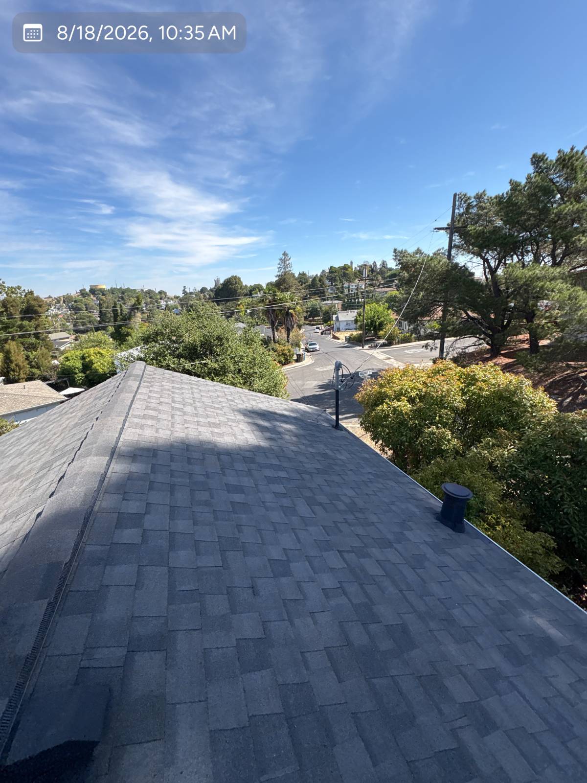 CertainTeed Landmark Pro Solaris in Max Def Moire Black — roof replacement, Martinez