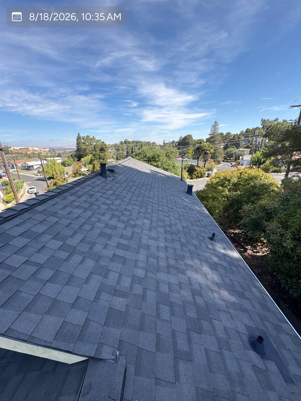 CertainTeed Landmark Pro Solaris in Max Def Moire Black — roof replacement, Martinez (photo 5)