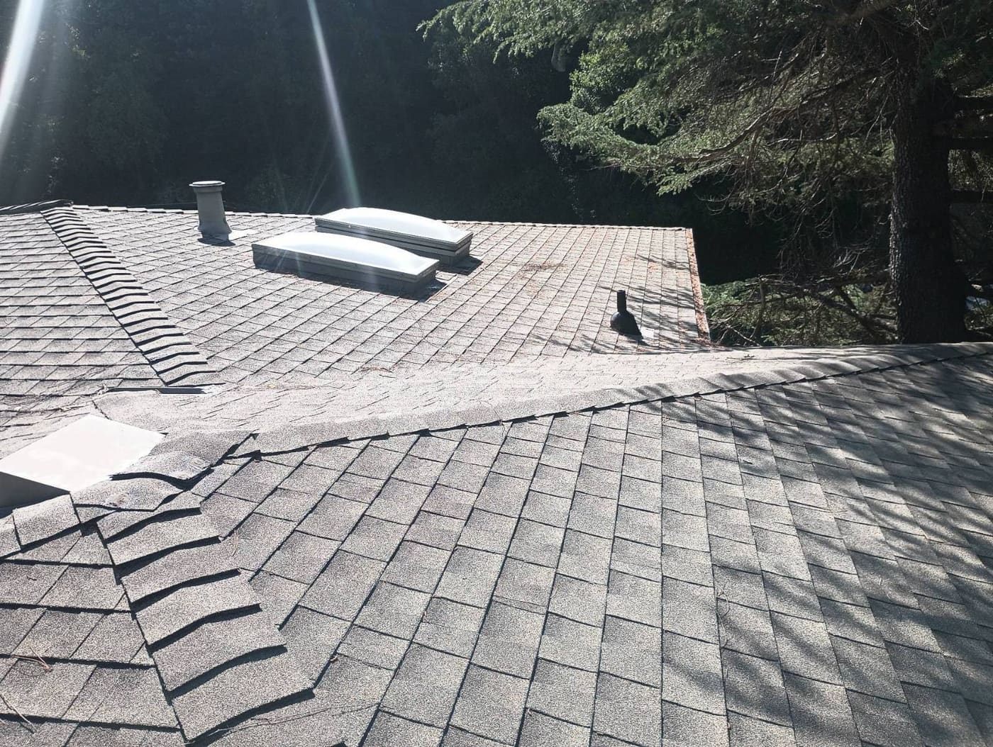 CertainTeed Landmark Pro Solaris in Max Def Resawn Shake — roof replacement, El Sobrante