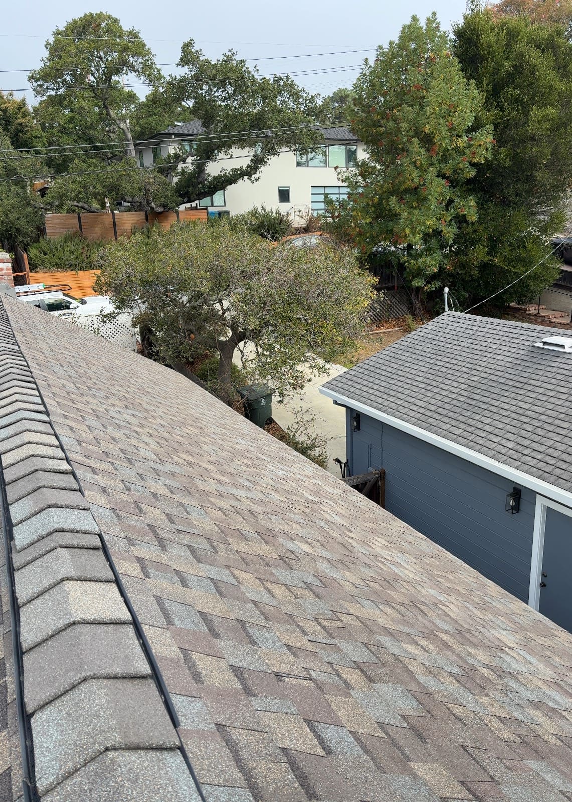 CertainTeed Landmark Pro Solaris in Max Def Weathered Wood — roof replacement & skylight installation, Belmont (photo 16)