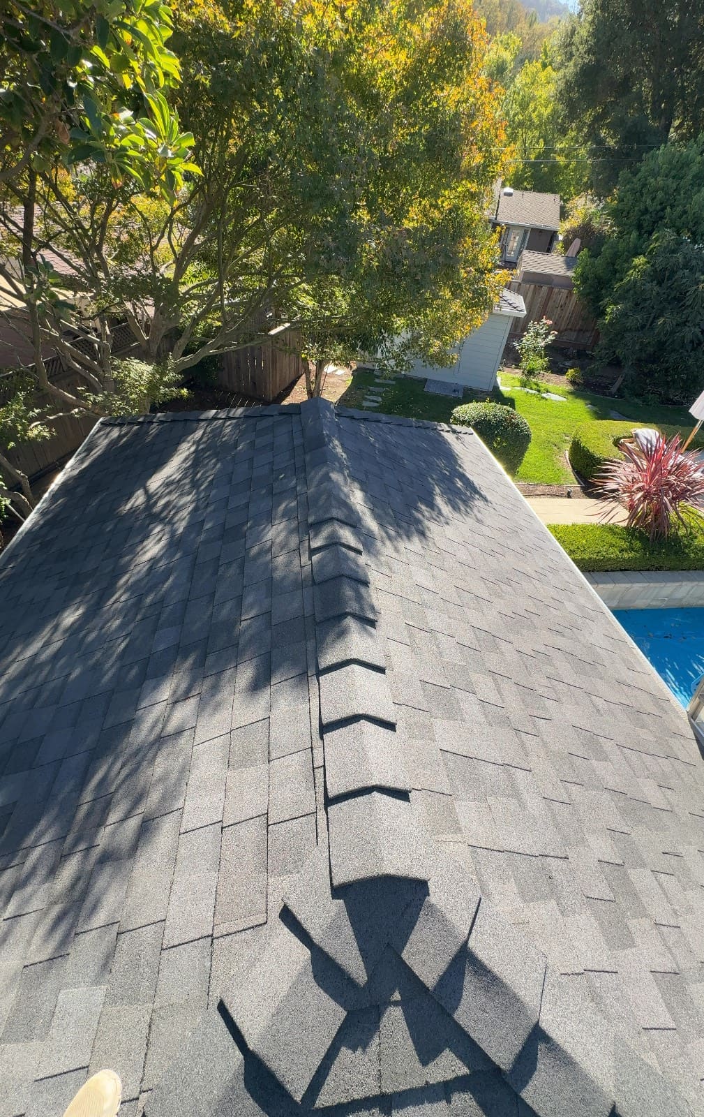 CertainTeed Landmark Pro Solaris in Max Def Moire Black — roof replacement, Alamo (photo 15)