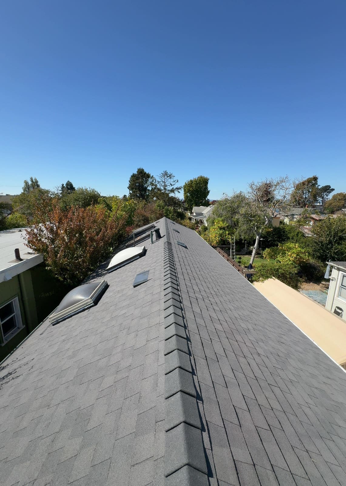 CertainTeed Landmark Solaris in Graphite Gray — roof replacement, Berkeley