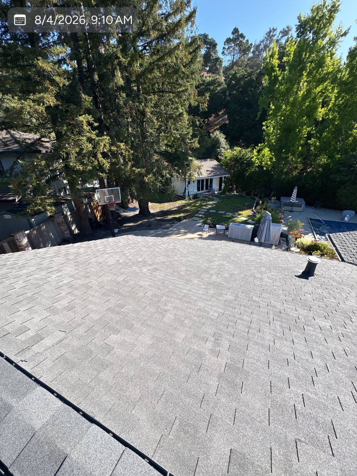CertainTeed Presidential Solaris in Charcoal Black — roof replacement, Orinda (photo 2)