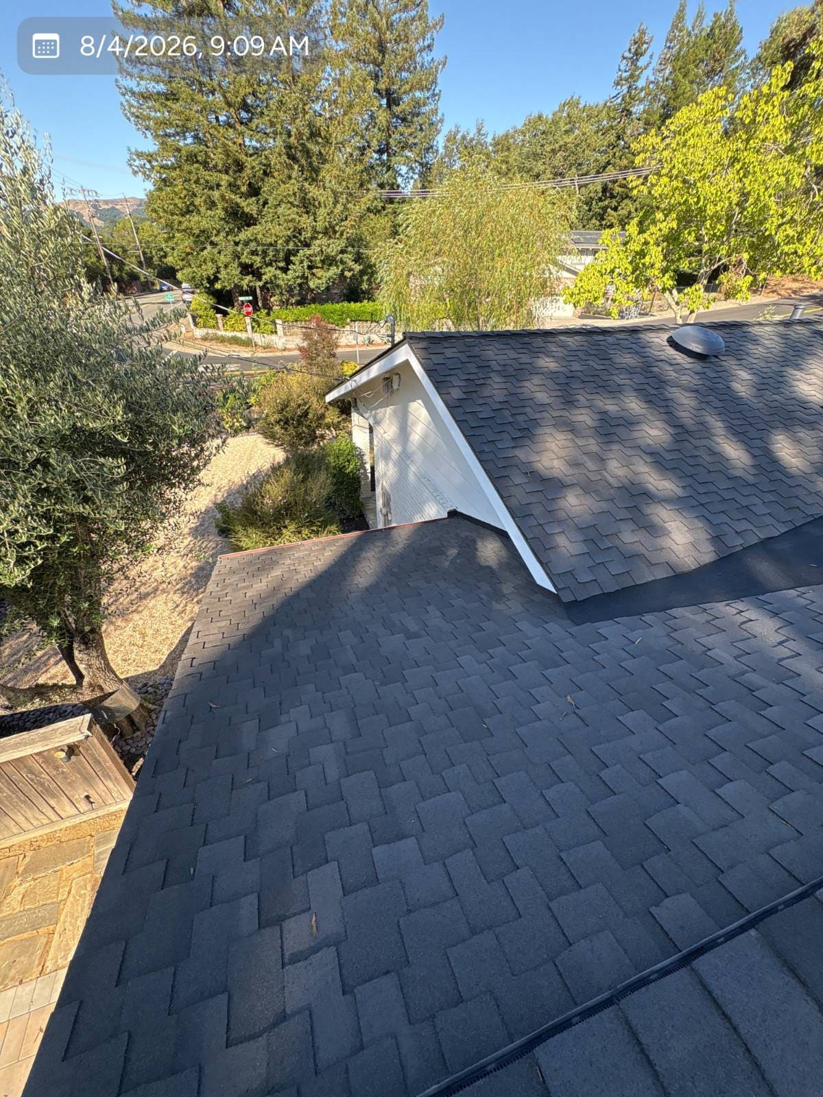 CertainTeed Presidential Solaris in Charcoal Black — roof replacement, Orinda (photo 12)