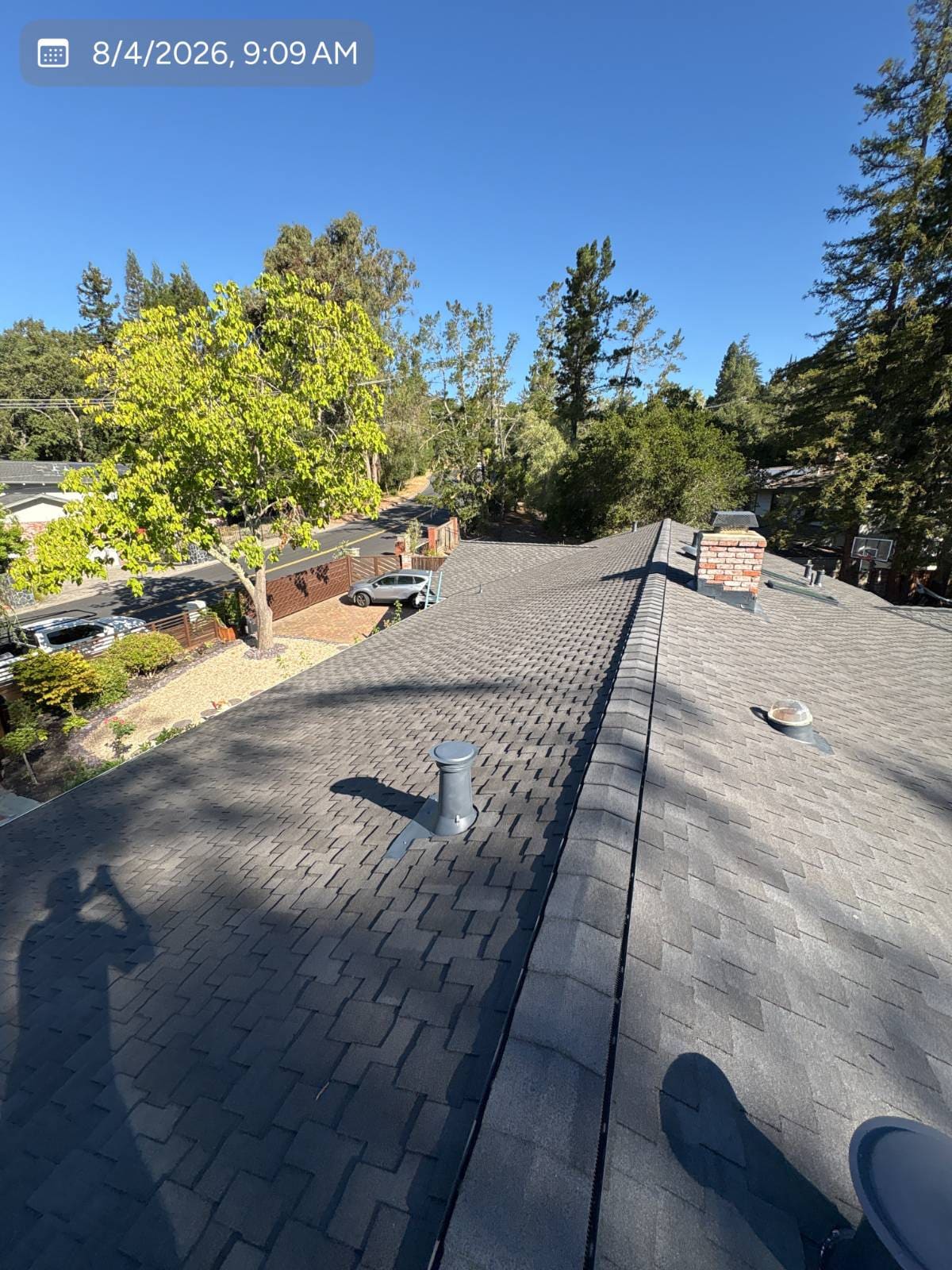CertainTeed Presidential Solaris in Charcoal Black — roof replacement, Orinda (photo 9)