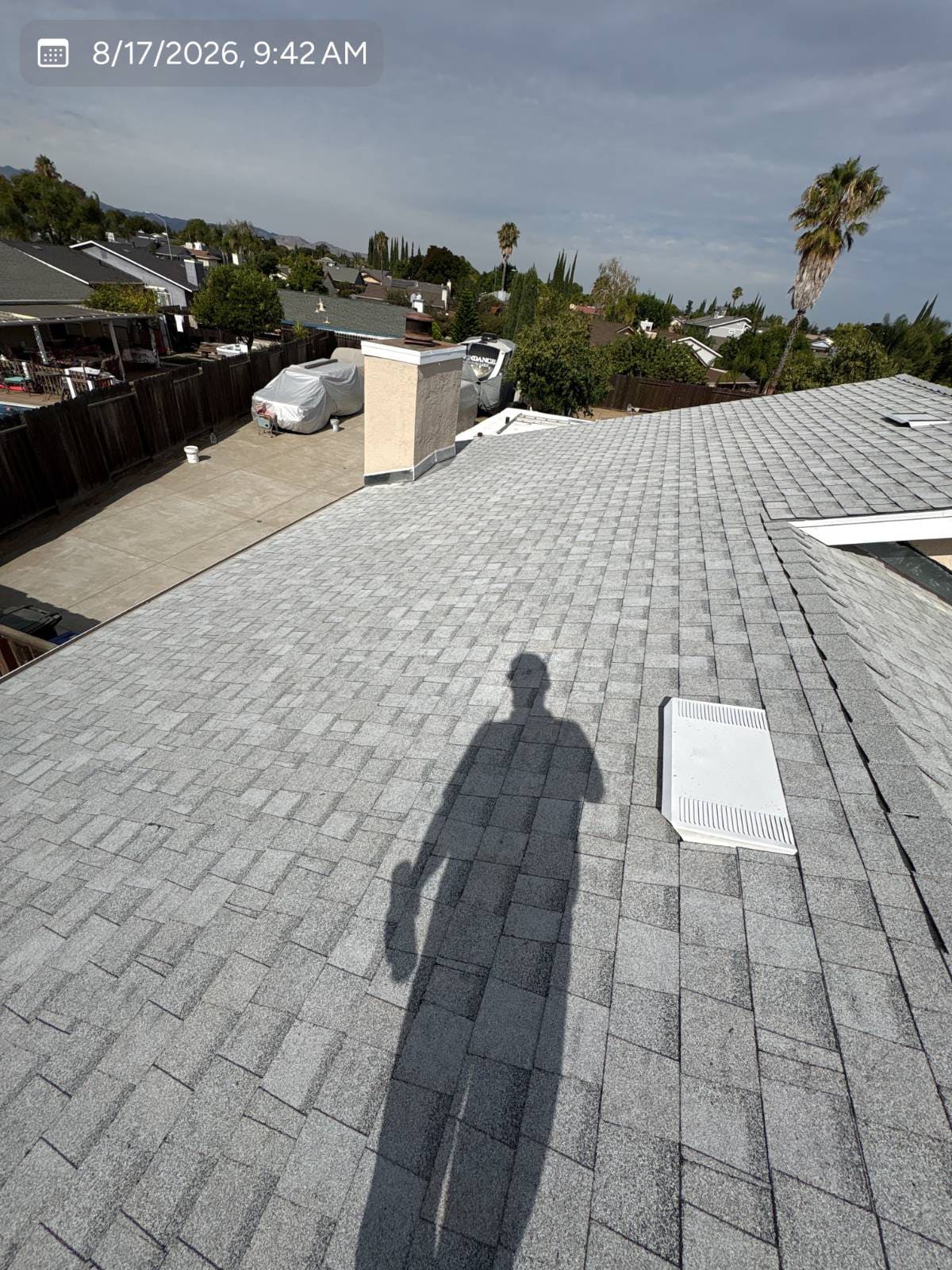 CertainTeed Landmark Solaris in Mist White — roof replacement, Oakley (photo 8)