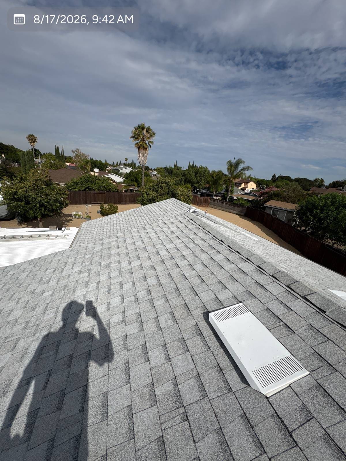 CertainTeed Landmark Solaris in Mist White — roof replacement, Oakley (photo 7)