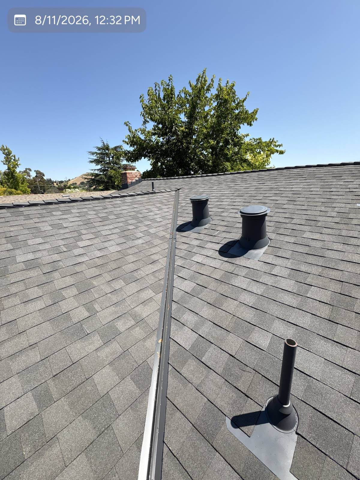 CertainTeed Landmark Solaris in Moire Black — roof replacement, San Rafael